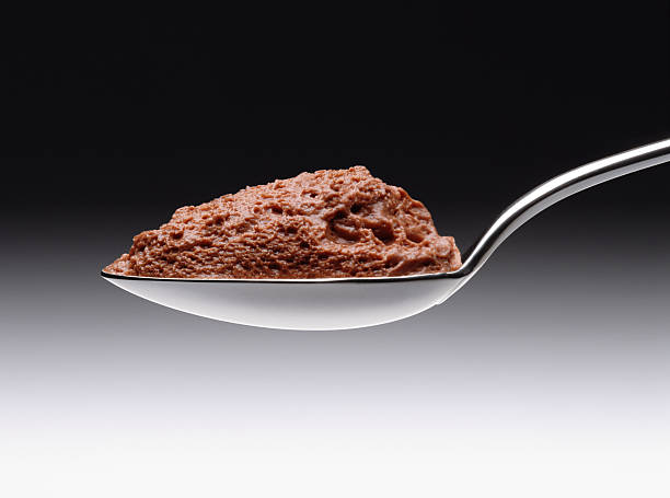 Chocolate mousse stock photo