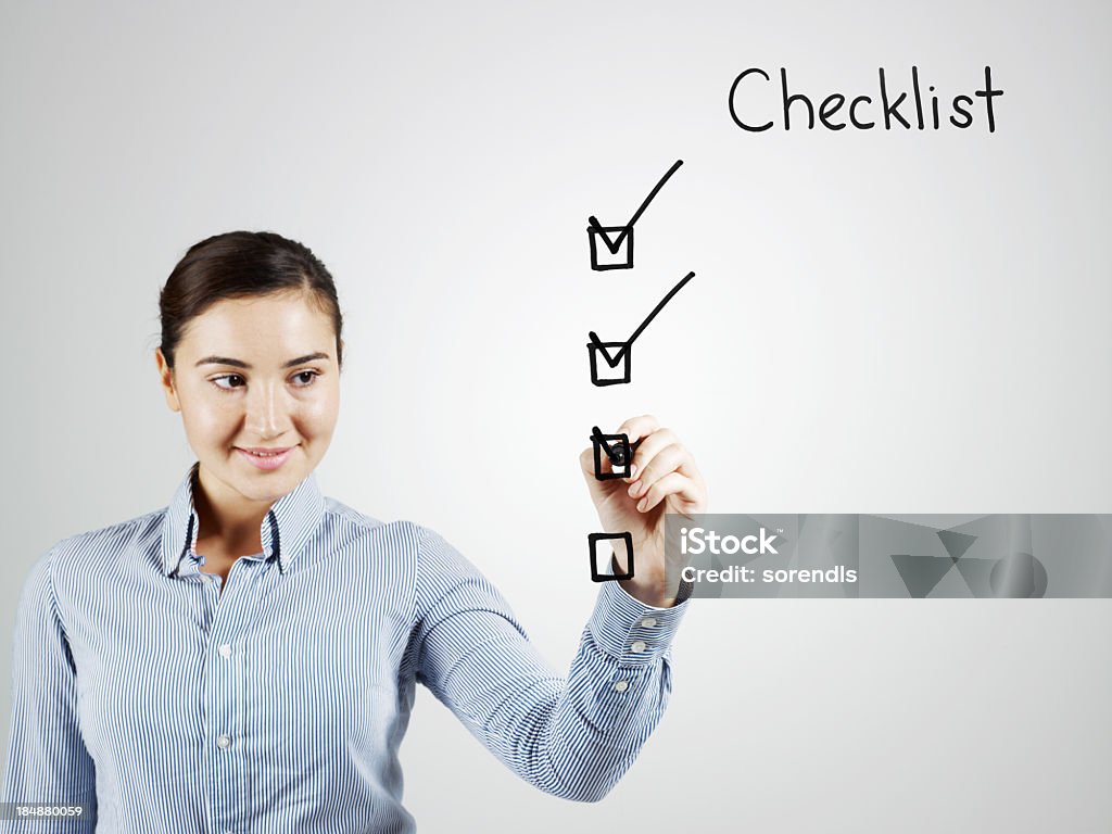 Checkliste - Lizenzfrei Checkliste Stock-Foto