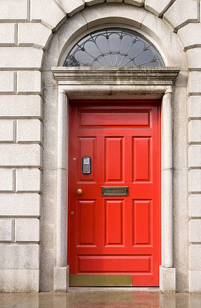 istock Georgian Dublin Door 184880104