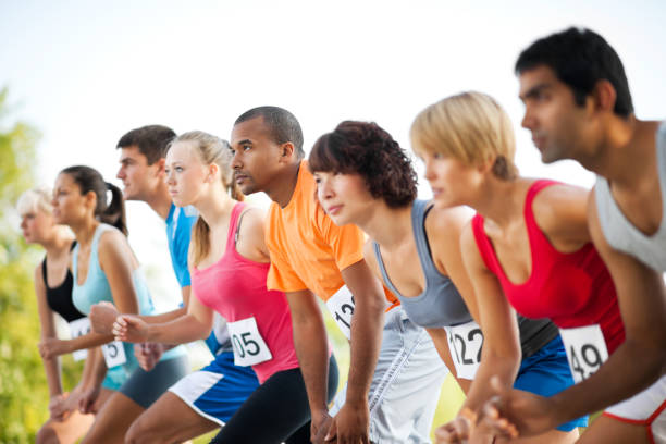 istock Marathon runners at the starting line. 184880450