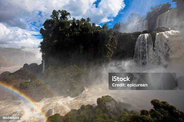 Iguazu Falls I Double Rainbow - zdjęcia stockowe i więcej obrazów Ameryka Południowa - Ameryka Południowa, Argentyna, Bez ludzi