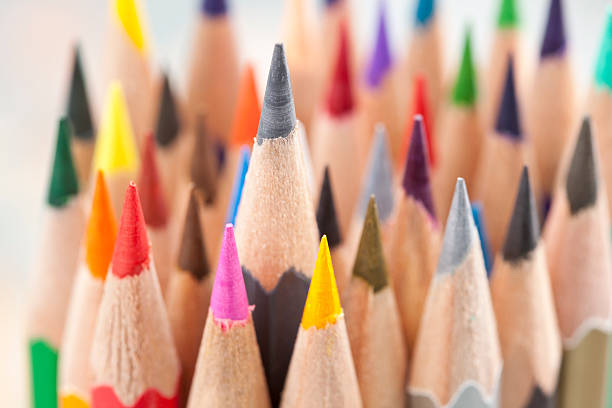 istock Pile of colorful crayons. 184880714