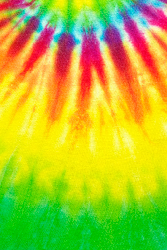 Selfmade colourful tie dye fabric - look like sun rays.Background