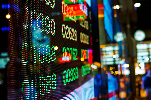 istock Stock market charts 184881084