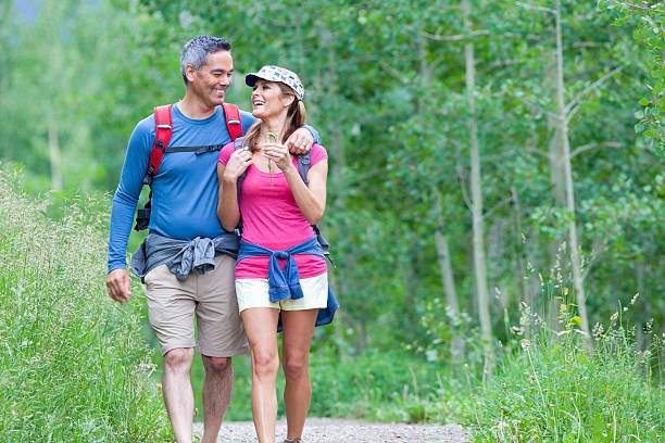 istock Happy outdoor couple 184881649