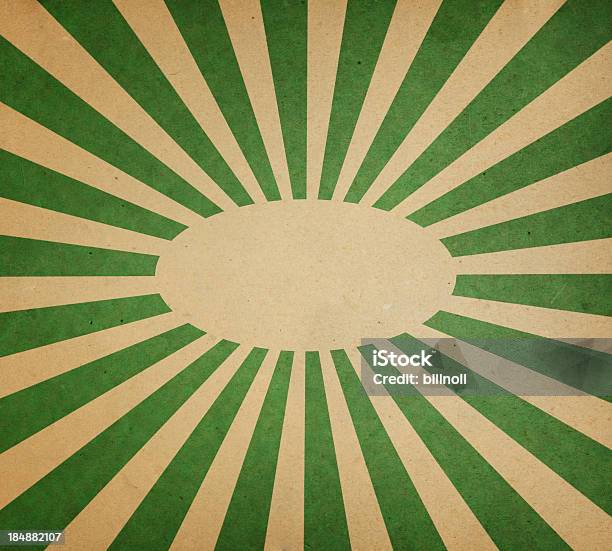 Бумага С Зеленый Солнечный Луч Рисунком — стоковые фотографии и другие картинки Абстрактный - Абстрактный, Антиквариат, Бежевый