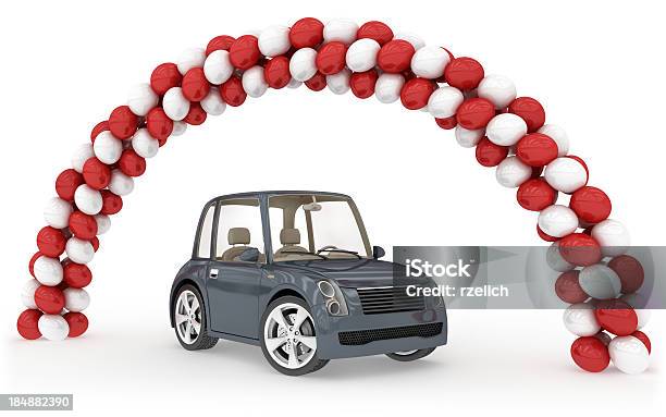Auto In Ballon Gate Stockfoto und mehr Bilder von Auto - Auto, Luftballon, Alufelge