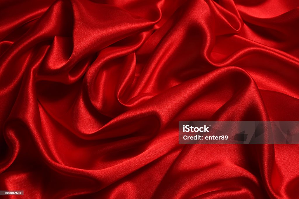 Fond de satin rouge - Photo de Rouge libre de droits