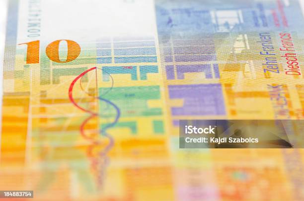 Moneda De Franco Suizo Foto de stock y más banco de imágenes de Abstracto - Abstracto, Actividades bancarias, Ahorros