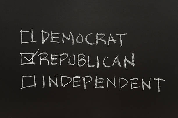 istock Democrat, Republican or Independent Checkbox 184884131
