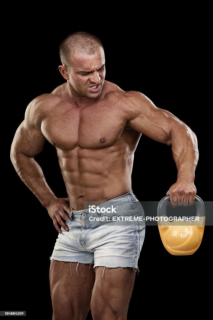 Hej Hong Kong kort Extreme Kettlebell Training Stock Photo - Download Image Now - Muscular  Build, Abdominal Muscle, Adult - iStock