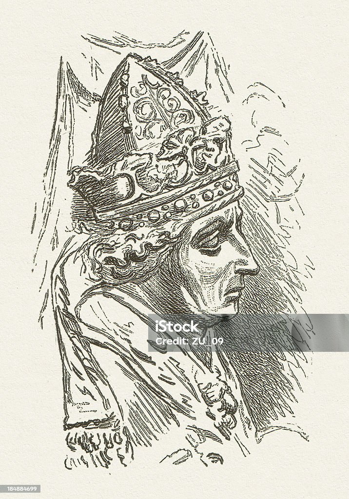 Ludwig IV - Lizenzfrei Holzschnitt Stock-Illustration