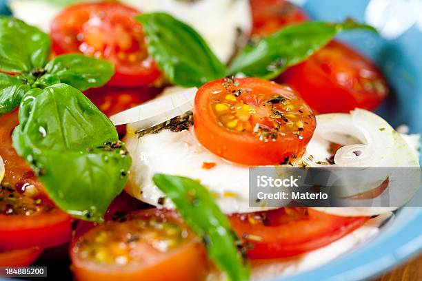 Insalad Caprese Stock Photo - Download Image Now - Appetizer, Basil, Buffalo Mozzarella