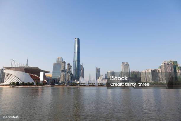 Simbolo Di Guangzhou - Fotografie stock e altre immagini di Acqua - Acqua, Acqua fluente, Ambientazione esterna