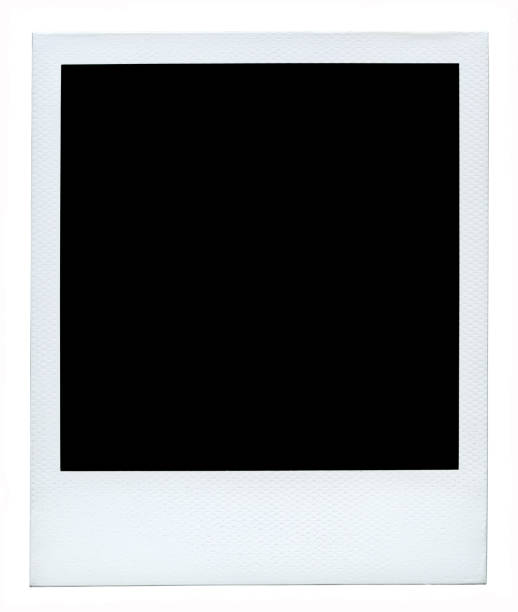 leere foto (authentische polaroid mit vielen details) 54 megapixel betragen. - sofortbildkamera fotos stock-fotos und bilder