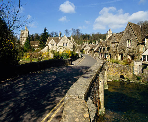 istock Picturesque Cotswolds - Castle Combe 184886959