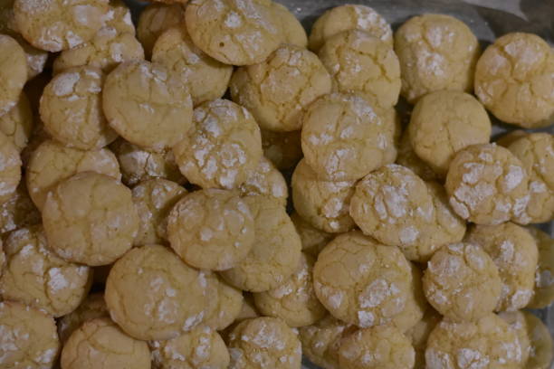 istock A Batch of Fresh Baked Lemon Cookies with Powdered Sugar 1848908757