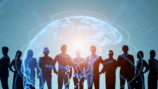 istock Environmental technology concept. Sustainable development goals. SDGs. Group of people. Human Resources. 1848994071
