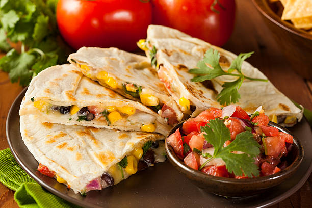 istock Homemade Cheese and Bean Quesadilla 184900879