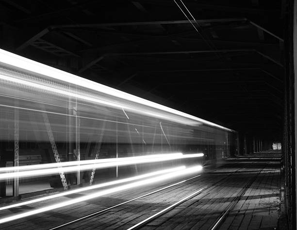 istock Passing tram on the 