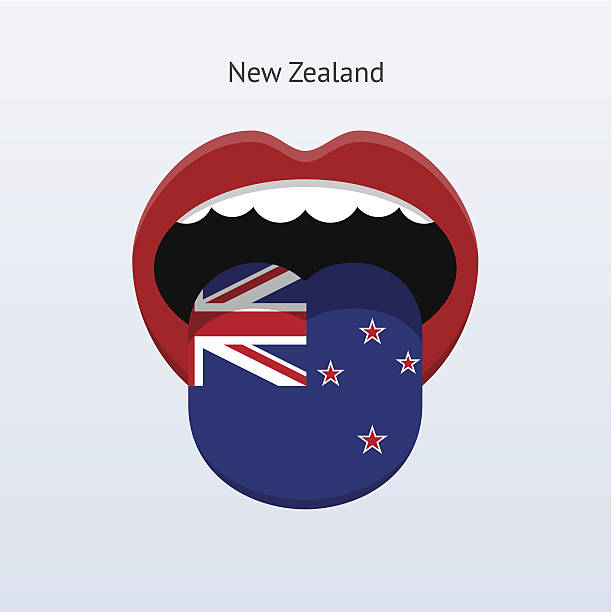 istock New Zealand language. Abstract human tongue. 184902083