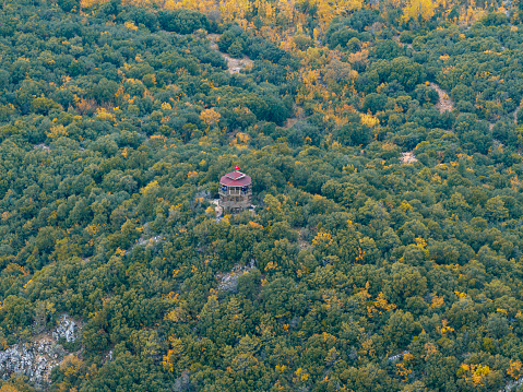 Observation in the forest. Isparta, Türkiye. Taken via drone.