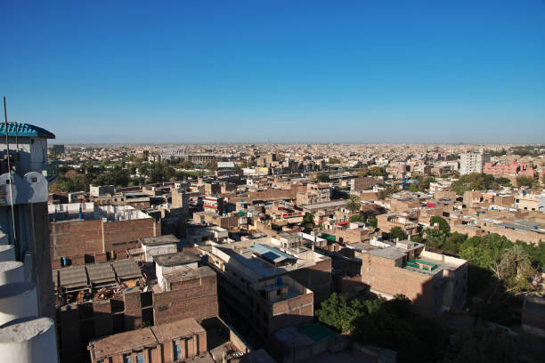 The panoramic view of Peshawar, Pakistan