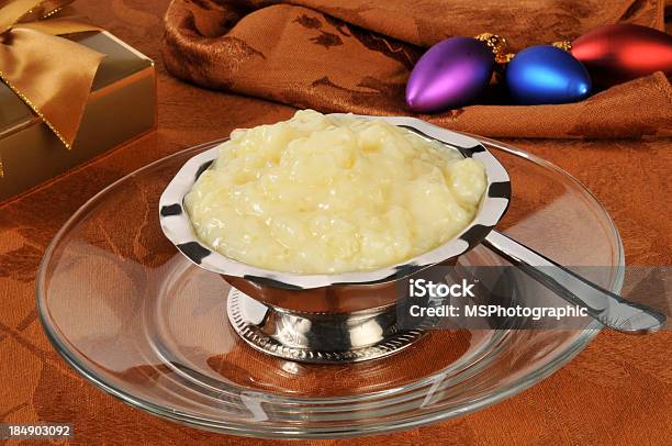 Tapioca Pudding At Christmas Stock Photo - Download Image Now - Bowl, Box - Container, Christmas