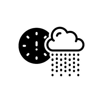 Icon for shortly, presently, erelong, quickly, approximately, rainy, forecast, weather, recent, monsoon, rain drops