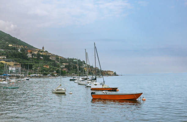 istock Beautiful boat on Lake Garda 1849031183