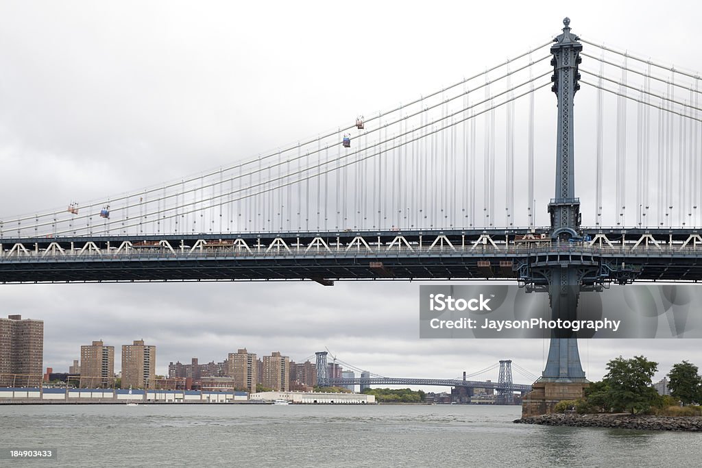 Pont de Manhattan à New York City - Photo de Acier libre de droits