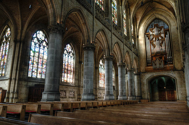 istock Cathedral in Linz, Austria with historical organ 184903476