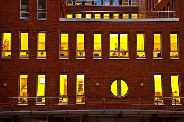 istock Speicherstadt at night in Hamburg 184905332