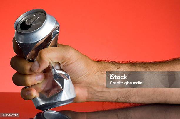 Crushing Can Stock Photo - Download Image Now - Crushed, Can, Beer - Alcohol