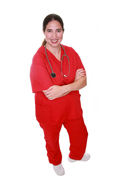 confiante enfermeira - stethoscope human hand doctor handcarves - fotografias e filmes do acervo