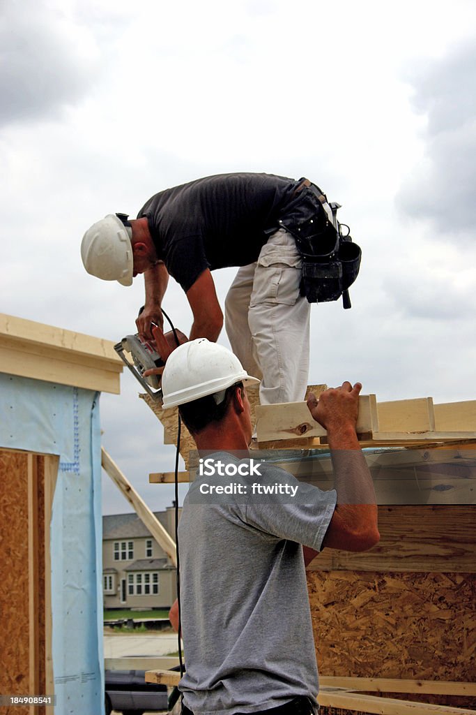 Construction Arbeiter - Lizenzfrei Nagel Stock-Foto