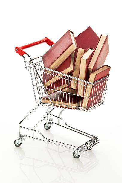 istock Shopping Cart with Books 184908869