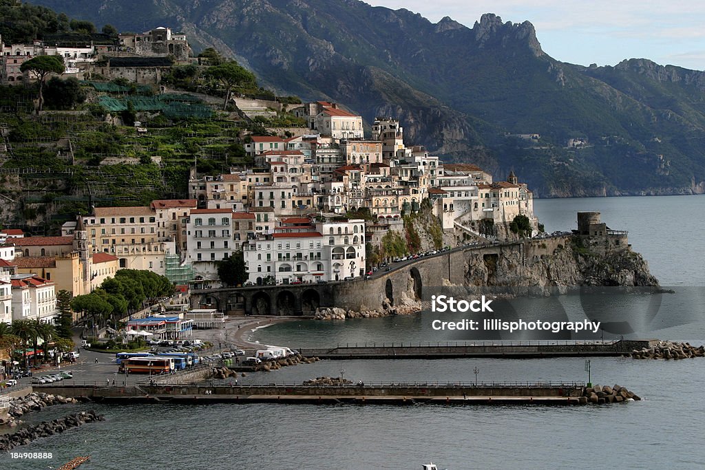 Wybrzeże Amalfi Włochy - Zbiór zdjęć royalty-free (Amalfi)