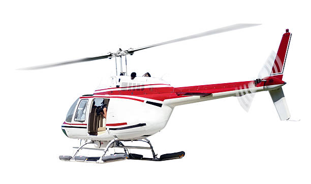 UH-1 Helicopter. Backlight.