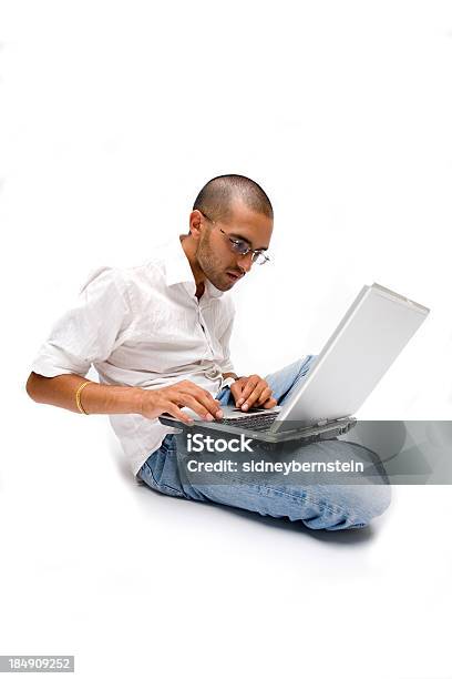 Indian Tablet Pc Man Stock Photo - Download Image Now - Sparse, Using Computer, Adult