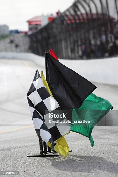 Sport Motoristici Flags - Fotografie stock e altre immagini di A quadri - A quadri, Automobile, Bandiera
