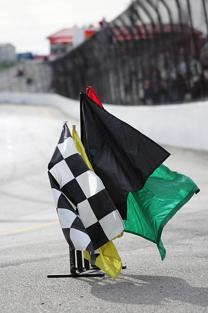 istock Motorsports flags 184909483