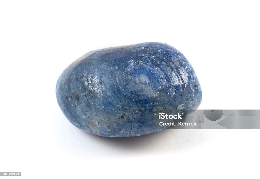 Saphirblaues-Juwel stone. garantiert authentische - Lizenzfrei Alternative Medizin Stock-Foto