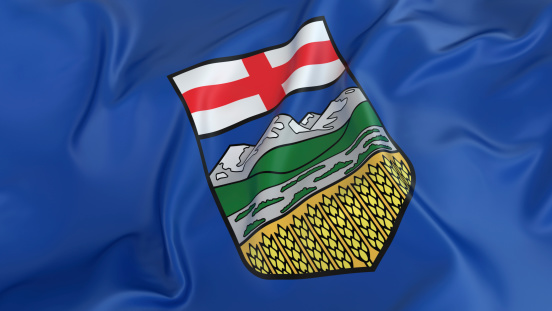 Bandera de Alberta photo
