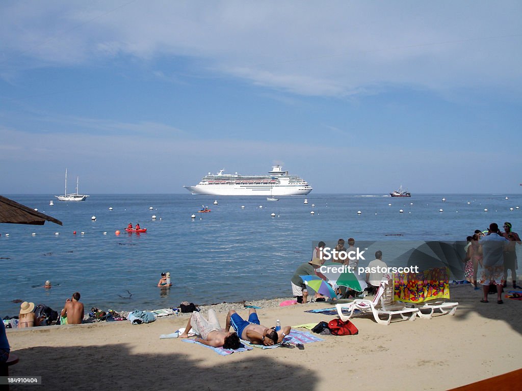 Diversão na praia - Foto de stock de Navio cruzeiro royalty-free