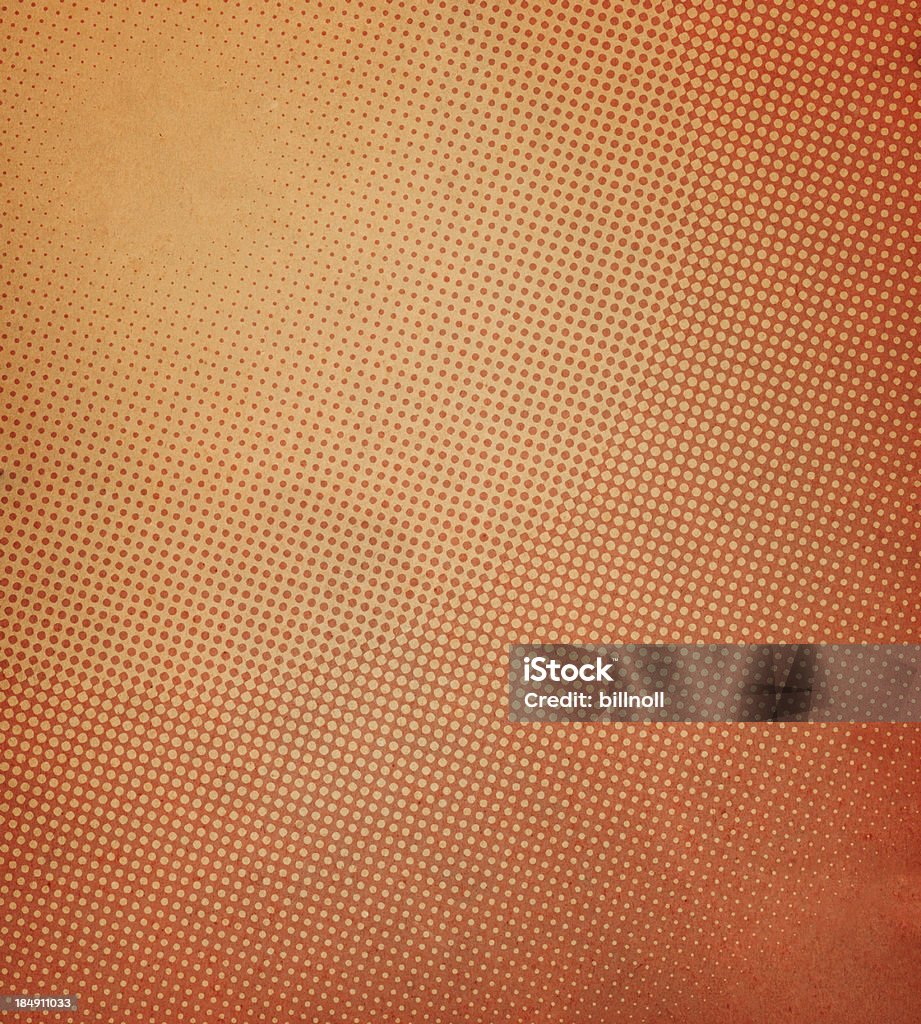Бумага с halftone с эффектом поношенности - Стоковые фото Оранжевый роялти-фри