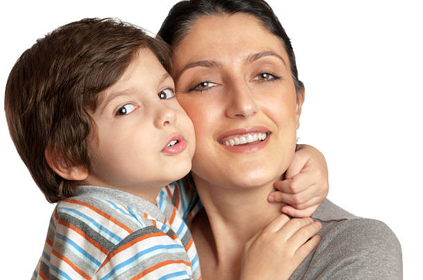 istock happy mother and son 184911046