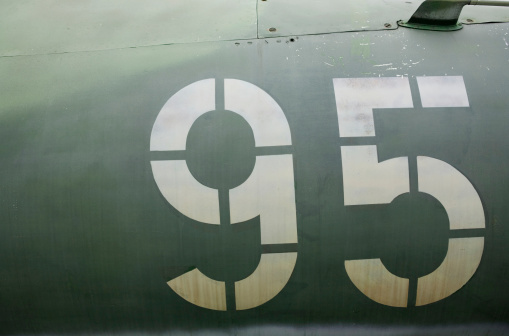 Lettering from the fuselage of a Soviet MiG 21 jet fighter. AdobeRGB.See below for related images from my portfolio: