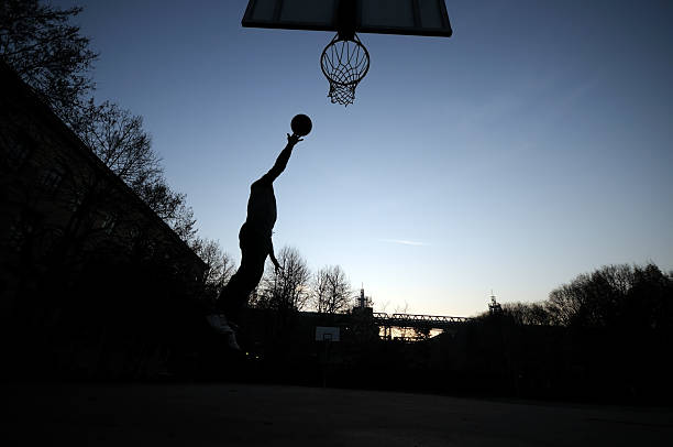 istock Playground Basketball at Sunset 184911379