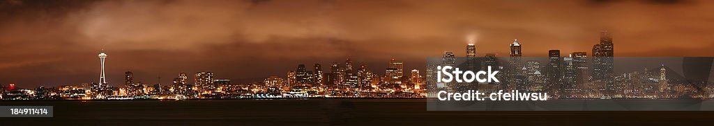 Panorama de Seattle - Foto de stock de Aguja espacial libre de derechos